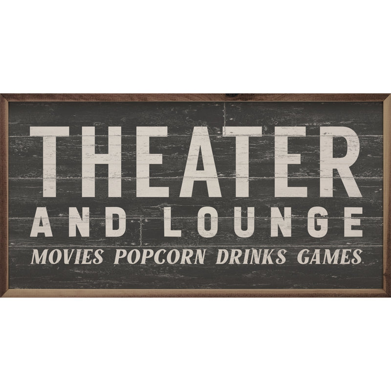 Theater And Lounge, H 16 po x l 48 po