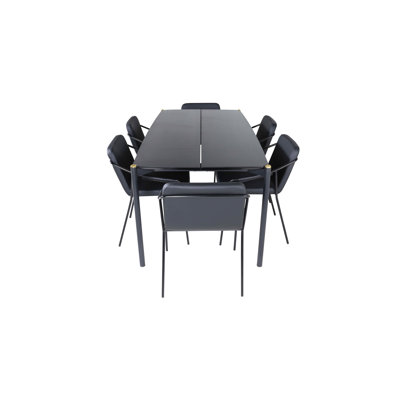 Pelle 6 - Person Dining Set