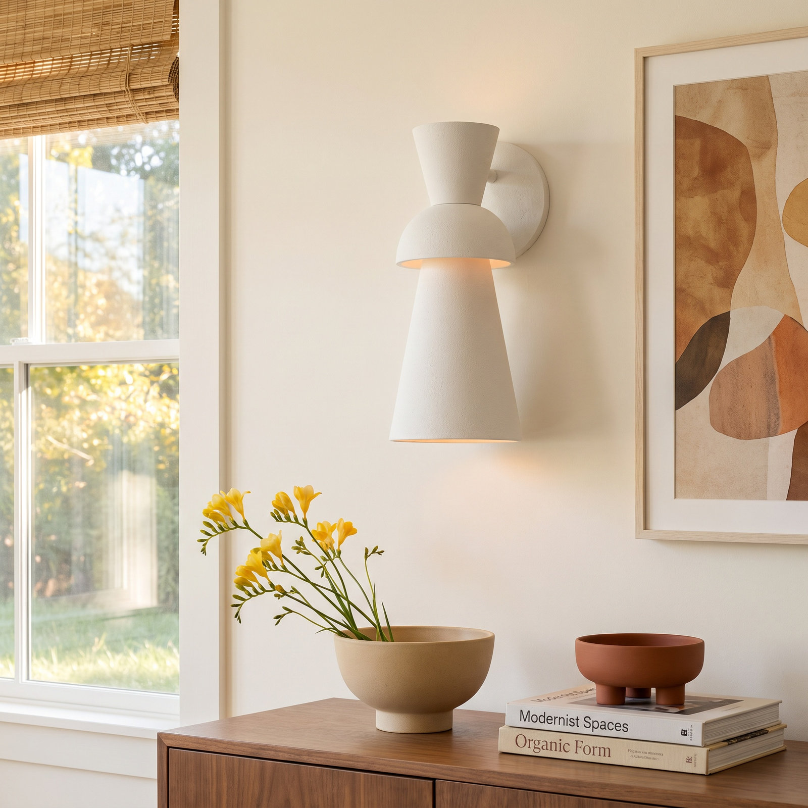 Florence Single Light Dimmable Armed Sconce