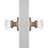 Classic Rosette with Crystal Door Knob-15390843