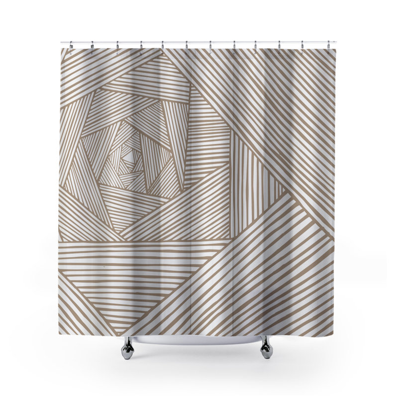Coco Shower Curtain, Beige