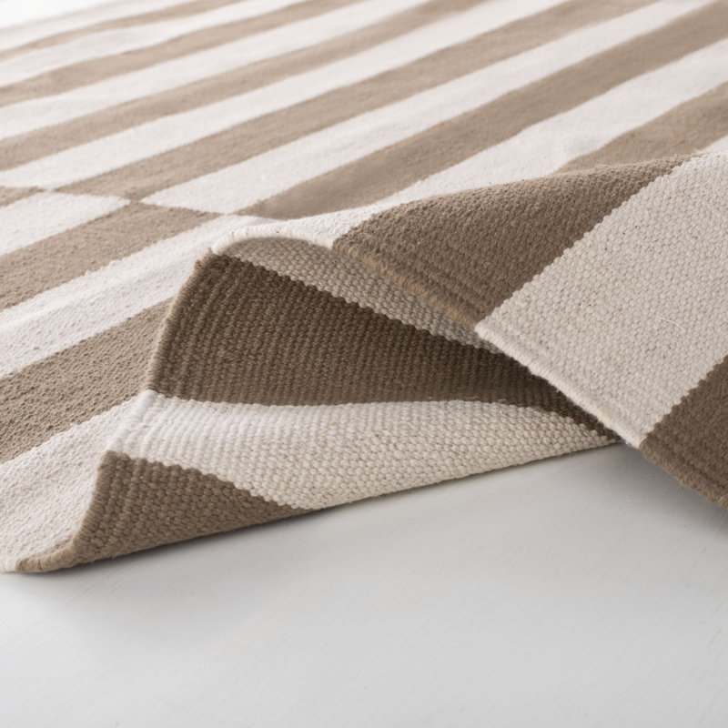 Tapis en coton tissé à plat et sépia Lauren Ralph Lauren Ludlow, Rectangle 8 pi x 10 pi