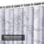 Rideau de douche imperméable à motif floral rose-834389757