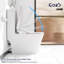 Siège de toilette électronique bidet allongé avec télécommande