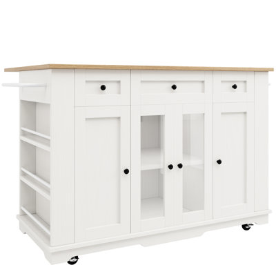 130 cm W Kitchen Island