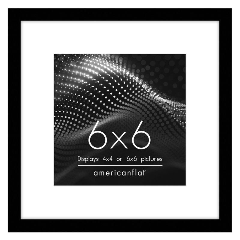 Picture Frame With Mat - Modern Design, Shatter-Resistant Glass, Dual Sawtooth Hangers, Ideal For Home And Office Decor