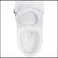 Toilette moderne une pièce à chasse d'eau 1,28 GPF, à hauteur allongée et confortable, avec siège à fermeture douce et siège à fermeture douce 1000 po, blanc brillant