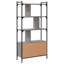 Anntonette 154.5cm H x 76.5cm W Steel Etagere Bookcase-856477562