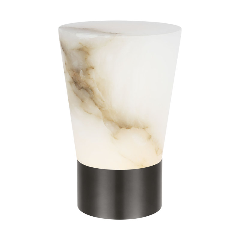 Caspe Alabaster 8 Rechargeable Table Lamp