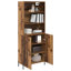  Highboard Old Wood 69.5 X 32.5 X 180 Cm Engineered Wood-1968368655