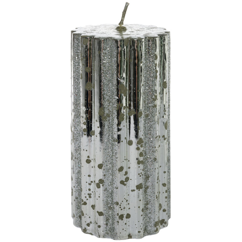 Unscented Pillar Candle, 15cm H x 8cm W x 8cm D