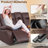 Bhuvi 70.47'' Faux Leather Reclining Loveseat-508951570