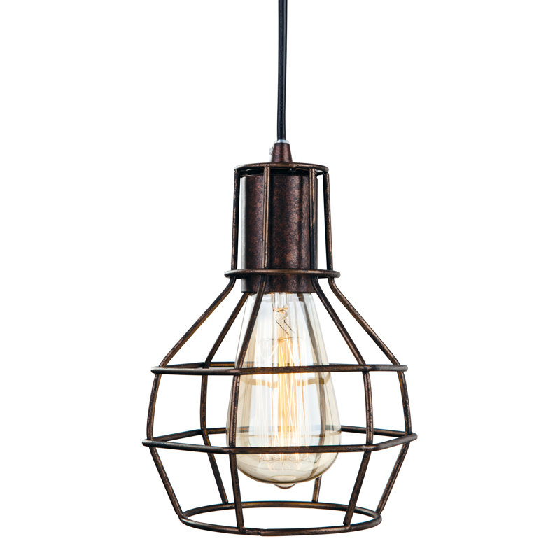 1 - Light Natural Geometric Pendant