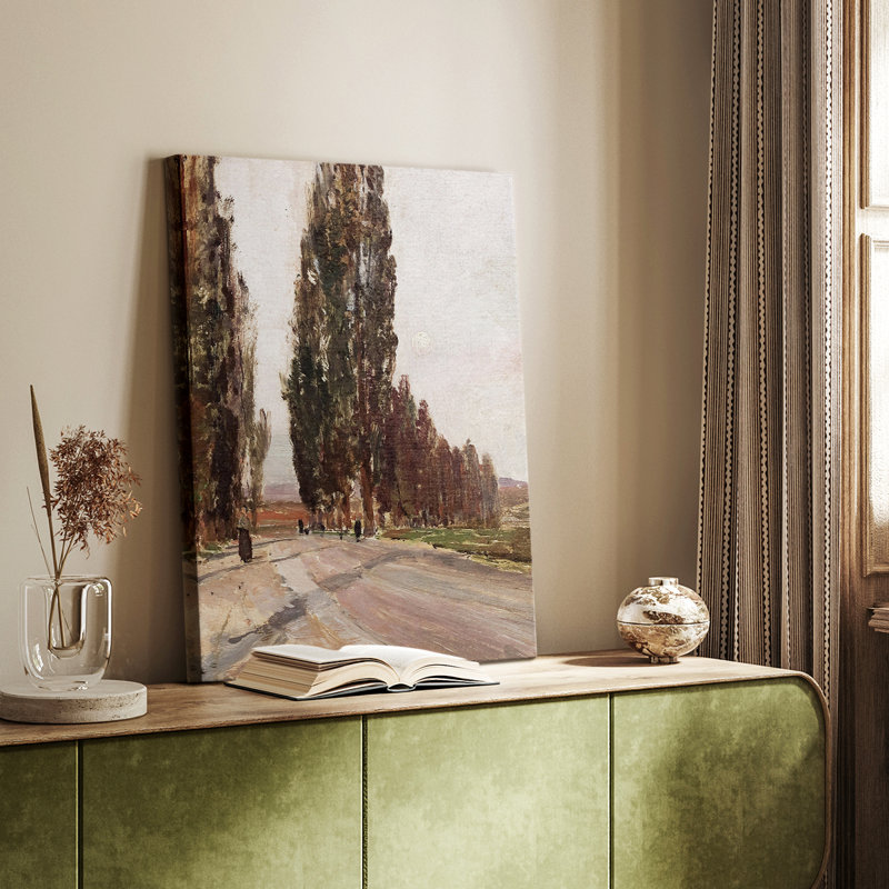 Paysage rétro CCL - galerie Cavas sur mesure, H 48 po x l 32 po