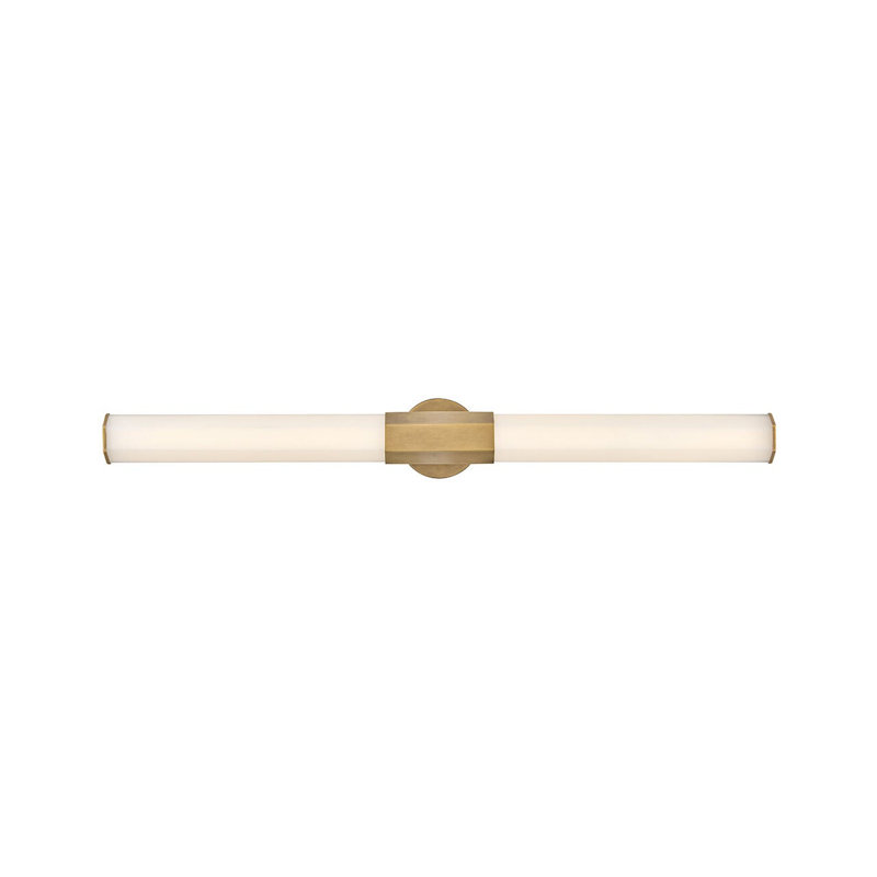 Facet 1 - Light LED Bath Sconce, Heritage Brass