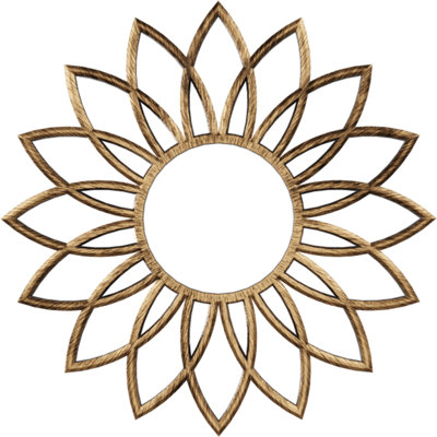 Médaillon de plafond 28 po x 28 po x P 9 3/4 po x P 3/4 po Daisy