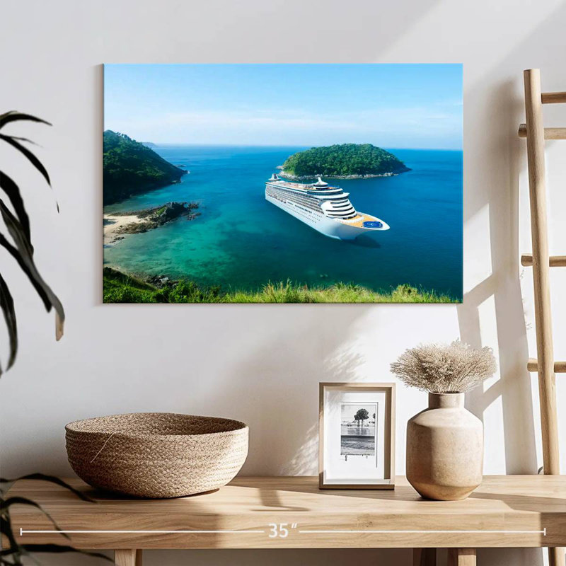 Bateau de croisière Mehar Island, H 16 po x l 24 po