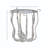 Halma Glass Top End Table-1071780675-972710820