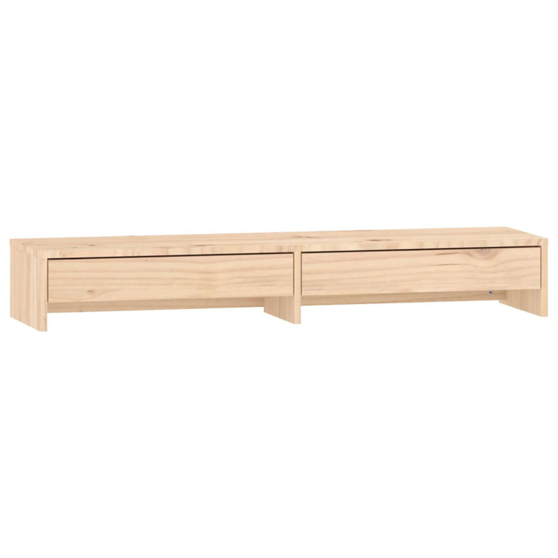 Support pour écran vidaXL, Bois, H 5,9 po x l 39,4 po x P 10,6 po