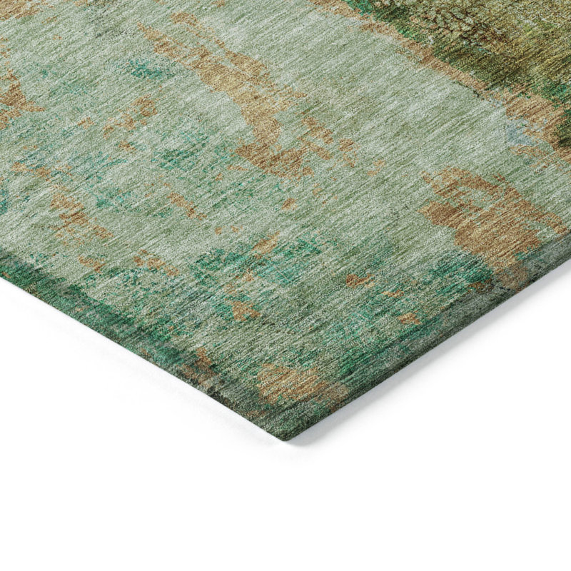 HomeRoots Rectangle Machine Woven Area Rug