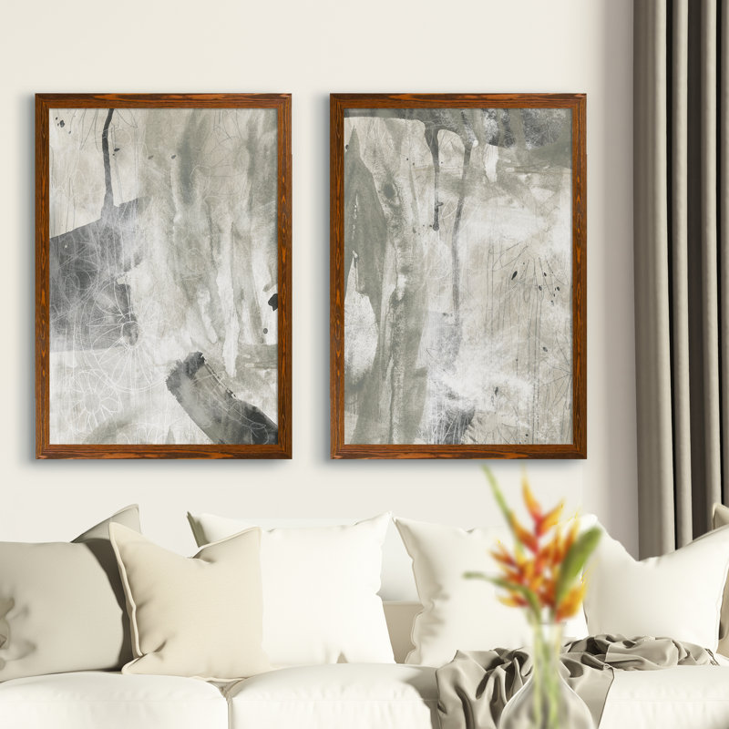 « délavé iii » par vincent van gogh-2 pièces, ensemble de 2 reproductions d’art sur image, H 24 po x l 18 po x P 1,25 po