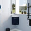 Ensemble de meuble-lavabo mural d'angle