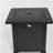 28-inch square fire pit table