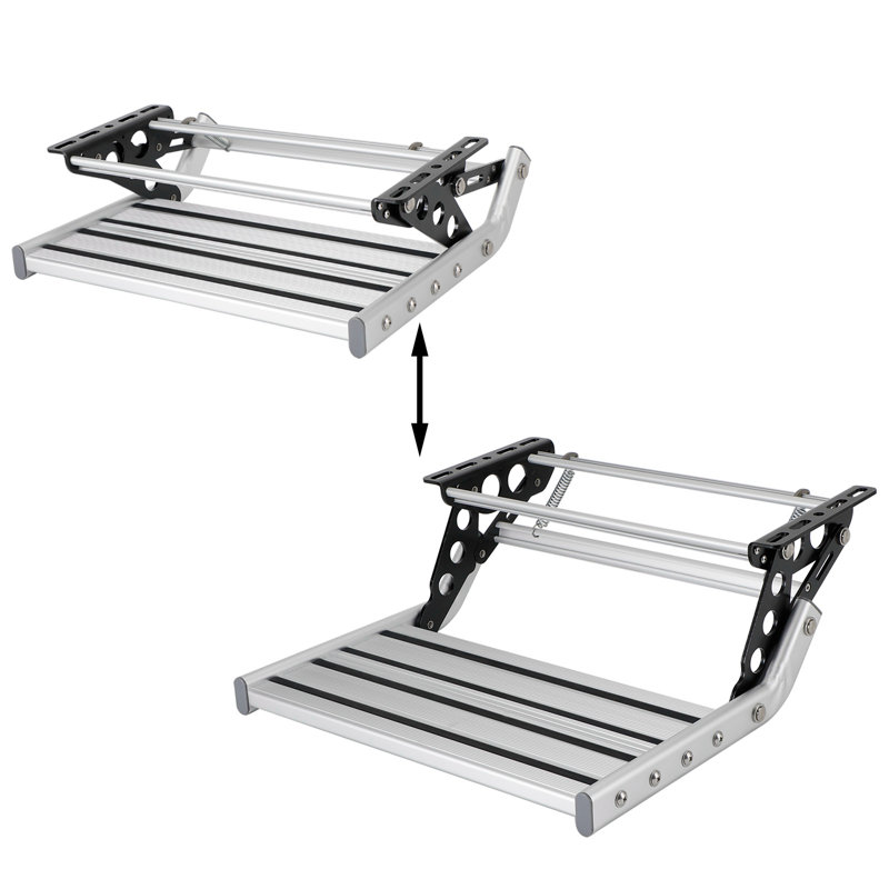 1 - Step Aluminum Lightweight Folding Extension Ladder