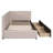 Upholstered Daybed With 2 Storage Drawers Sofa Bed Frame No Box Spring Needed, Linen Fabric-2006504898