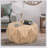 38.58"Three-dimensional Embossed Pattern Design American Retro Style Coffee Table