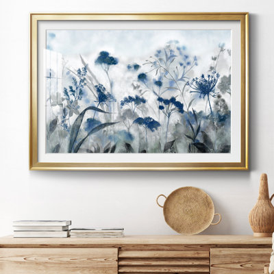 Indigo Inky - peinture encadrée
