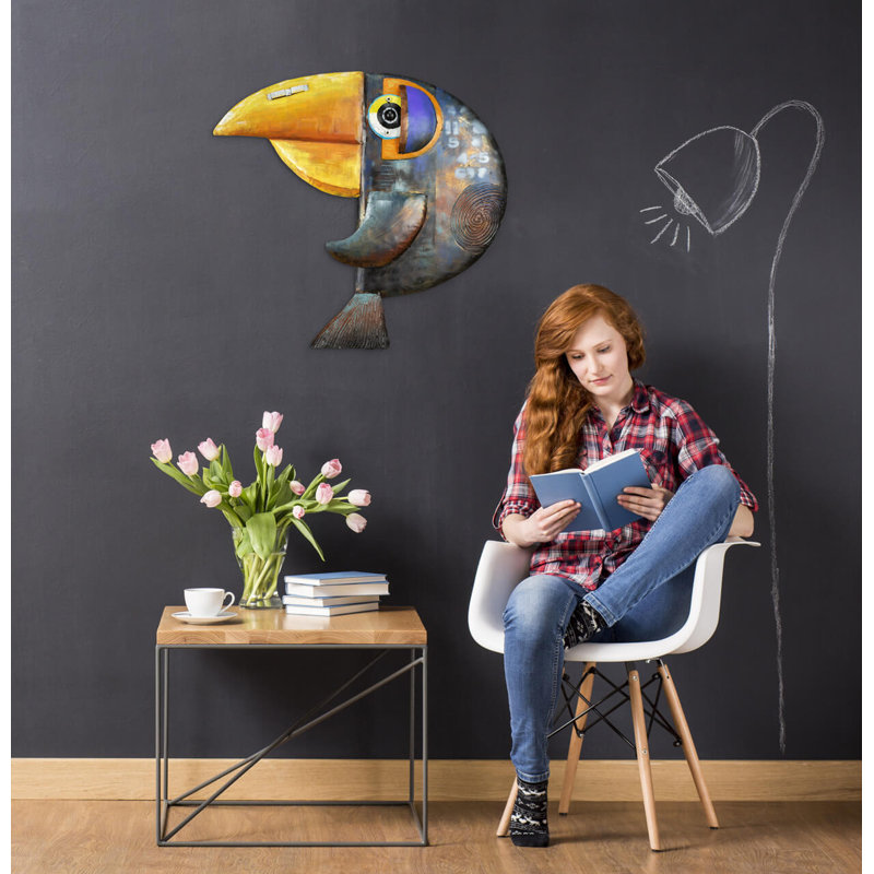 Watchful Toucan Metal Print