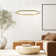 Hexa angular LED pendant luminaire dining table Direct or Indirect