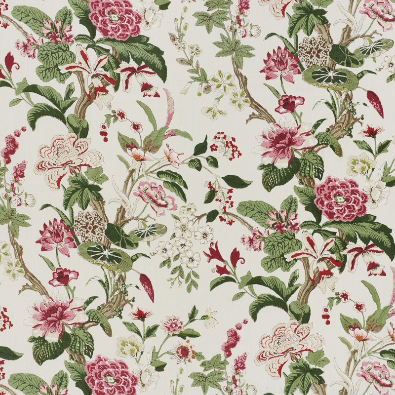 Nymphaea Fabric, Fuchsia