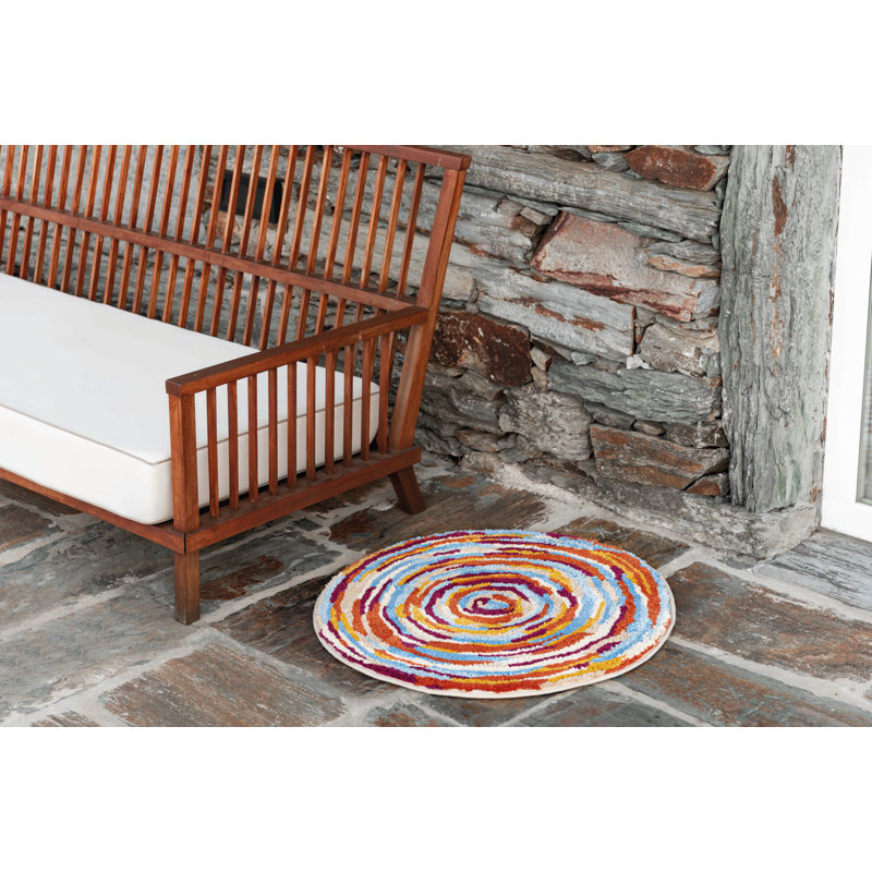 Zoe Geometric Bath Rug