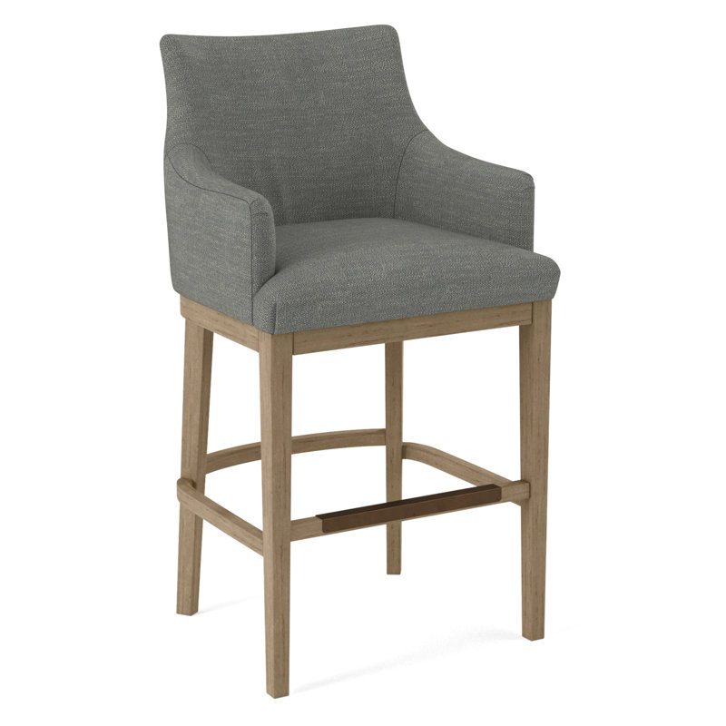 Upholstered Stool, 61606-88, Beachwood