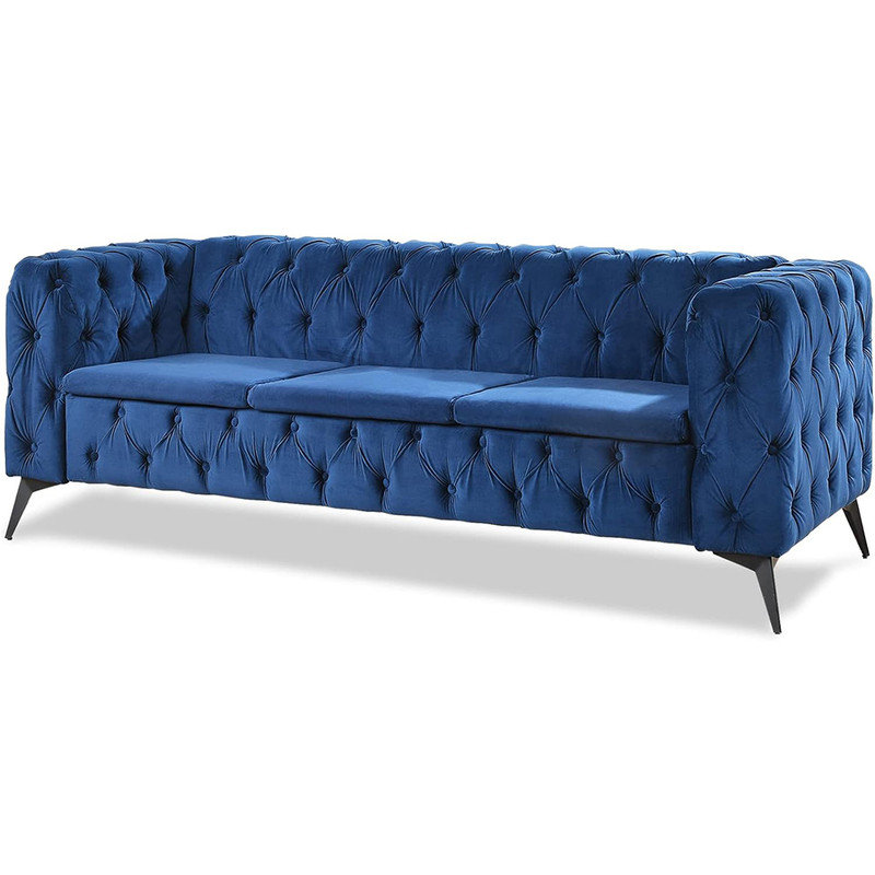 Caye 85'' Faux Leather Sofa