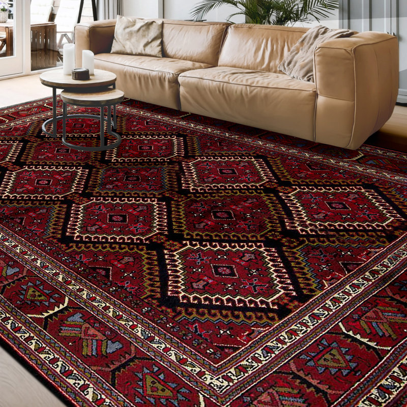 Afghan One-of-a-Kind 6'7" X 9'5" Area Rug