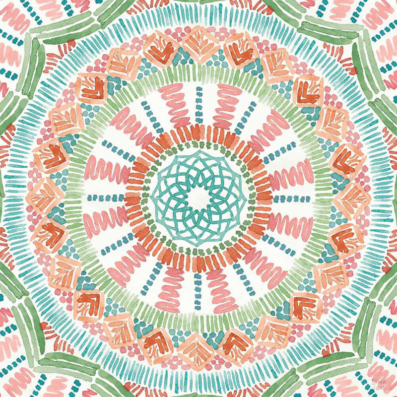 " Macrame Meander VI ", 12" H x 12" W x 1.25" D