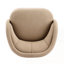 Fauteuil d'appoint Amanda Beige-965523726