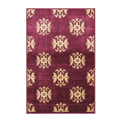 Tapis rouge / ivoire Skammel