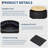 30 Inch Black Smokeless Outdoor Fire Pit Table Portable Fireplace with Removable Ash Pan Fire Poker Hardwood Top Perfect for Backyard