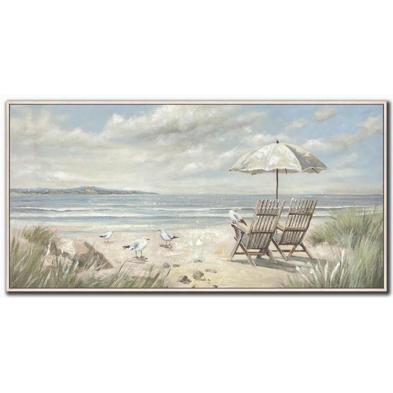 Art mural sur toile Beachside Serenity