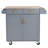 Amedeu Solid Wood Top Kitchen Cart