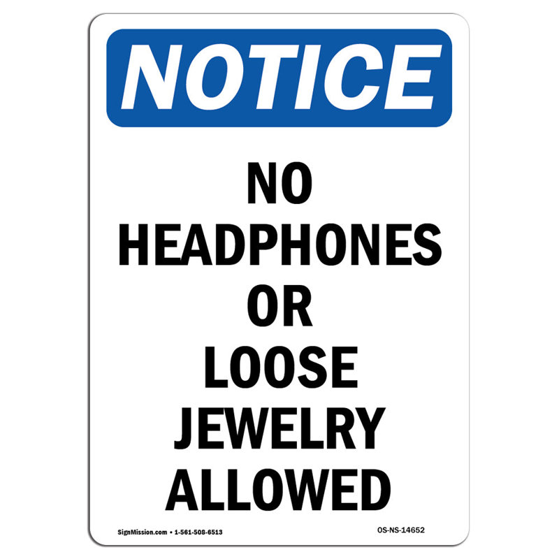 Signe «No casque autorisé»