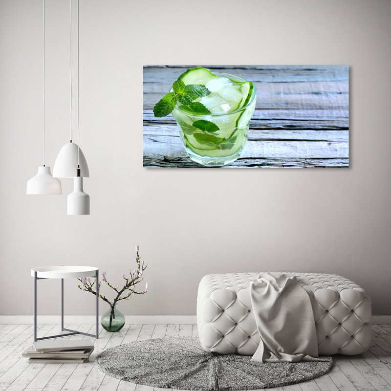 Cucumber Water - Wrapped Canvas Print