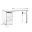 Bureau rectangulaire en bois massif-336446545