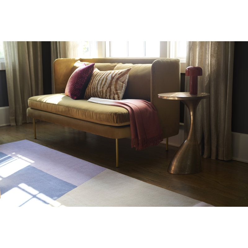 Bloke Loveseat, Gabro Gray Wool Blend