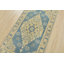 Tapis bleu unique de 2 pi 11 po x 5 pi 1 po
