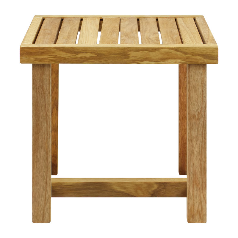 Wava 18'' W Wood Shower Bench